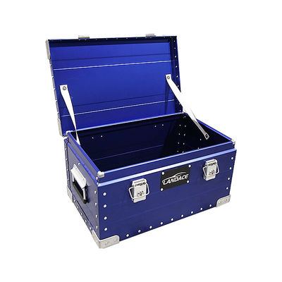 پودر نقره ای پوشیده 4x4 خودروهای جاده ای آلومینیوم آلیاژ کامیون تخت جعبه ذخیره ابزار با کشو های کمپینگ جعبه تاشو