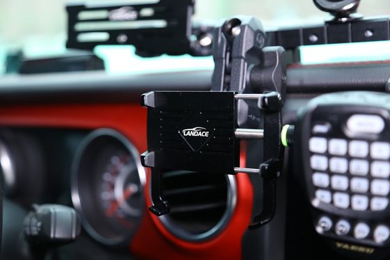 فرآیند CNC ماشین آلات آلومینیوم آلیاژ مرکز کنسول براکت GoPro حامل برای جیپ Wrangler