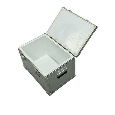پودر پوشانده شده آلومینیوم آلیاژ ونتاژ Glamping فضای باز کمپینگ ذخیره سازی جعبه 600 * 400 * 300mm