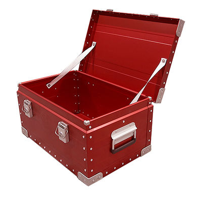 پودر پوشانده شده آلومینیوم آلیاژ ونتاژ Glamping فضای باز کمپینگ ذخیره سازی جعبه 600 * 400 * 300mm