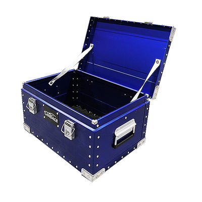 پودر پوشانده شده آلومینیوم آلیاژ ونتاژ Glamping فضای باز کمپینگ ذخیره سازی جعبه 600 * 400 * 300mm