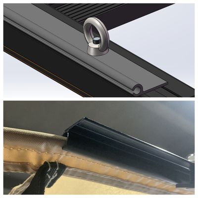 لوازم جانبی کمپینگ سبک وزن آویزان ماشین آویزان درب بیرون چادر شاخص ضد آب 3000 میلی متر