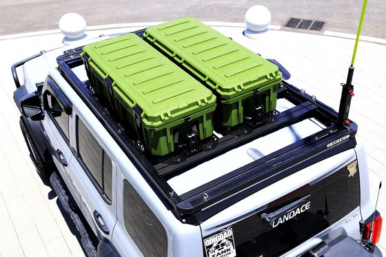مستطیل 4WD 4x4 لوازم جانبی بیرونی LLDPE جعبه ذخیره سازی پلاستیکی برای سقف ماشین