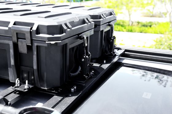 مستطیل 4WD 4x4 لوازم جانبی بیرونی LLDPE جعبه ذخیره سازی پلاستیکی برای سقف ماشین
