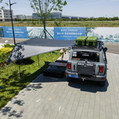 جعبه ابزار مستطیل 110 لیتری با قدرت بالا LLDPE پلاستیکی Roto-molded برای قفسه سقف ماشین