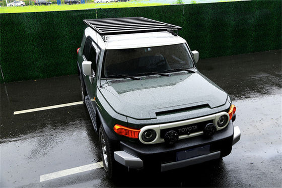 تویوتا FJ LAND CRUISER قفسه های سقف صاف پلتفرم آلومینیوم آلیاژ قفسه سقف OEM پذیرفته شده