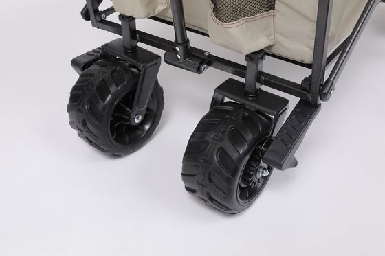 واگن ساحلی راحت با دسته ارگونومیک و چرخ های 7x1.75 اینچ 101x51x108 سانتی متر