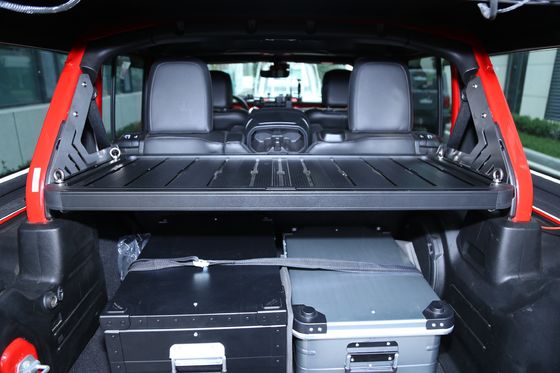 سطح پوشش پودری استوار و آسان برای نصب قفسه برای Jeep Wrangler بخش بارگیری عقب
