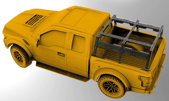 دور از جاده 4X4 آلومینیوم آلیاژ بار بار رول تنظیم قاب سقف برای کامیون تخت قفسه