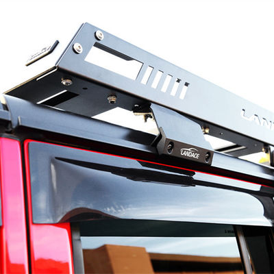 Jeep Wrangler JL JK سقف راک تراک با فایر باد و آلومینیوم آلیاژ دستکش چمدان