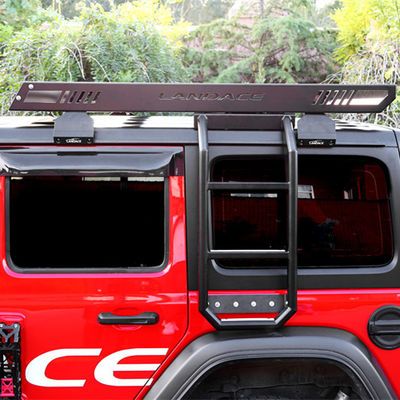 Jeep Wrangler JL JK سقف راک تراک با فایر باد و آلومینیوم آلیاژ دستکش چمدان