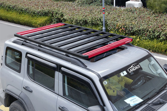 پلی فرم قفسه های سقف مسطح آلومینیوم برای مخزن GWM 300 ظاهر خودرو را بهبود می بخشد