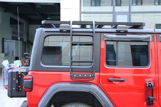 پلت فرم قفسه سقف سقف مستقیم برای جیپ Wrangler JL پوشش پودری مشکی سفارشی