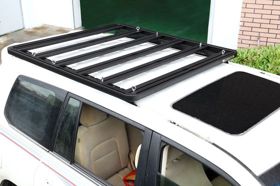 1889*1225mm سطح اکسید آنودیک فولاد آلومینیوم سیاه قفسه سقف برای Y60 SUV ماشین بار 4x4