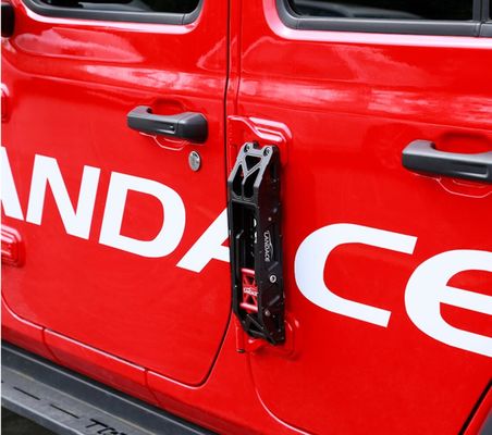 2016-2018 Wrangler آلومینیوم آلیاژ سیاه در درب طرفی نردبان برای علاقه مندان Wrangler