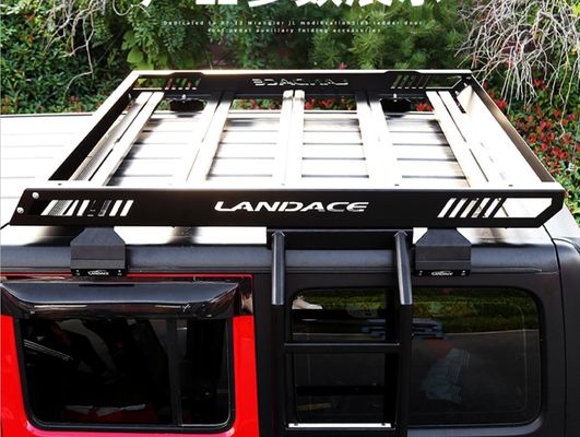 Jeep Wrangler JK 4x4 Universal Top Cargo Luggage Roof Rack SUS304 آلیاژ آلومینیومی 6063-T6