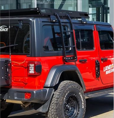 Jeep Wrangler JK 4x4 Universal Top Cargo Luggage Roof Rack SUS304 آلیاژ آلومینیومی 6063-T6