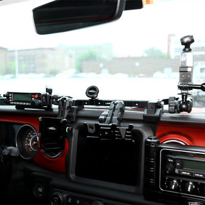 Jeep Wrangler تلفن GoPro CB میکروفون و دوربین DSLR حامل طراحی هندسی