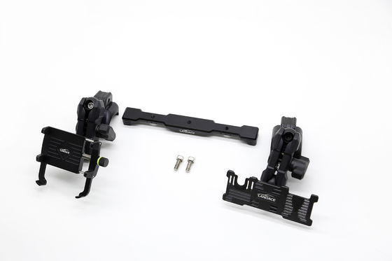 نگهدارنده تلفن چند مرتبه + GoPro Mount با ریل اسلاید آلومینیومی، زاویه انعطاف پذیر برای 2018-2022 Jeep Wrangler