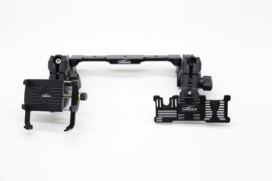 نگهدارنده تلفن چند مرتبه + GoPro Mount با ریل اسلاید آلومینیومی، زاویه انعطاف پذیر برای 2018-2022 Jeep Wrangler