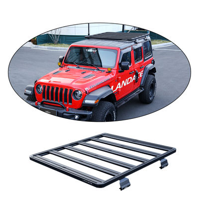 نصب سريع و آسان ريك سقف آلومينيوم 4x4 سياه براي جيپ رانگلر JL