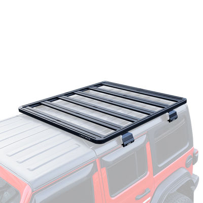 نصب سريع و آسان ريك سقف آلومينيوم 4x4 سياه براي جيپ رانگلر JL