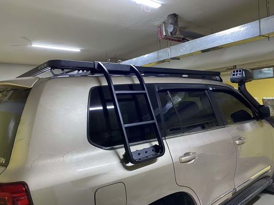سقف آلومینیوم سیاه آلیاژ قفسه نصب سبد برای 4Runner سقف ماشین در خارج از جاده لوازم جانبی