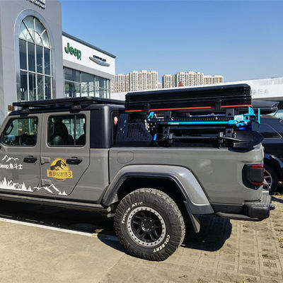 سیستم قفسه تخت تخت سنگ شکن نقره ای سیاه برای تخت کامیون Toyota