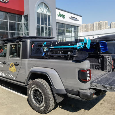 سیستم قفسه تخت تخت سنگ شکن نقره ای سیاه برای تخت کامیون Toyota