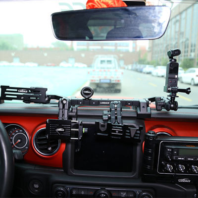 آنودیک اکسید مرکز کنسول داشبورد تلفن نگهدارنده نصب برای JEEP Wrangler لوازم جانبی