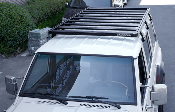 Y60 1889*1225mm وزن خالص 23.5kg SUV ماشین سقف رک 4x4 گرم استیل جهانی آلومینیوم جعبه سیاه بسته بندی